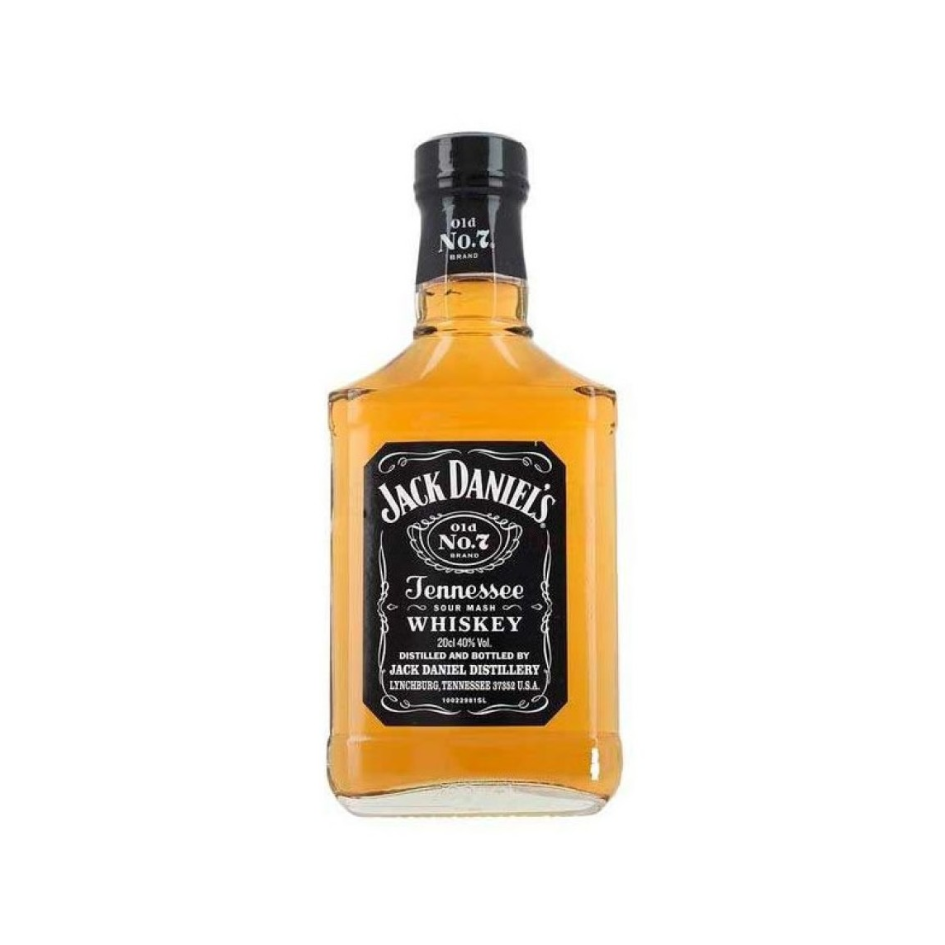 WHISKY JACK DANIELS petaca 20cl WHISKY JACK DANIELS petaca 20cl