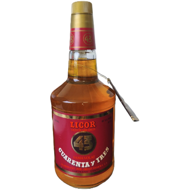 Licor 43 botella antigua Licor 43 botella antigua 1975