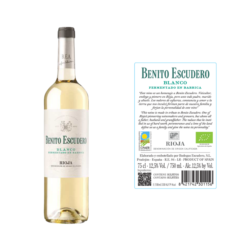 Benito escudero-blanco-fermentado barrica-rioja Benito escudero-blanco-fermentado barrica-rioja