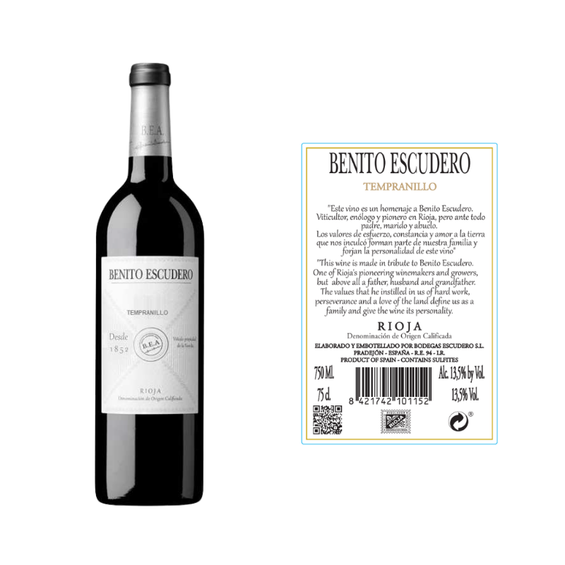 Benito escudero-tempranillo autor-tinto-rioja Benito escudero-tempranillo autor-tinto-rioja