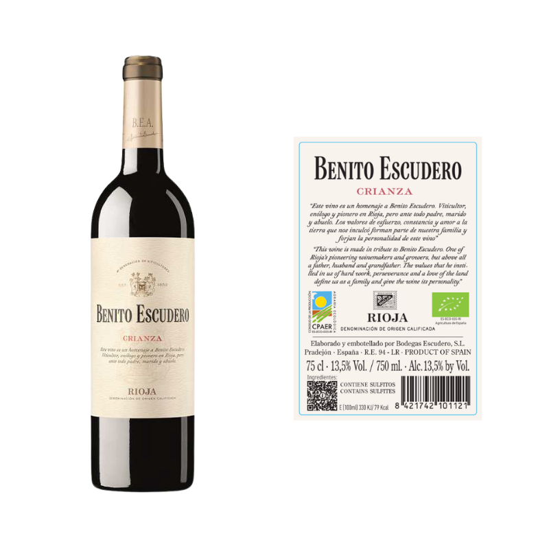 Benito escudero-tinto-crianza-rioja
