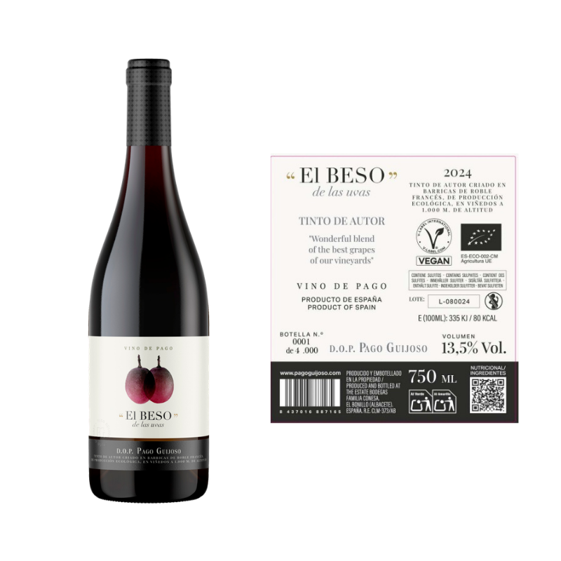 El beso-de las uvas-tinto-pago guijoso